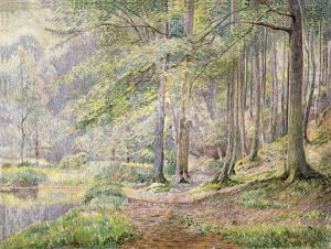 Vue De La Foret De Soignes by Henri Quantin