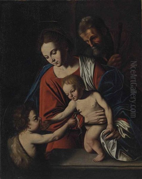 Sainte Famille Avec Saint Jean-baptiste - view 1