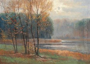 Lakeside Painting, Dresden Lakeside Painting, Dresden