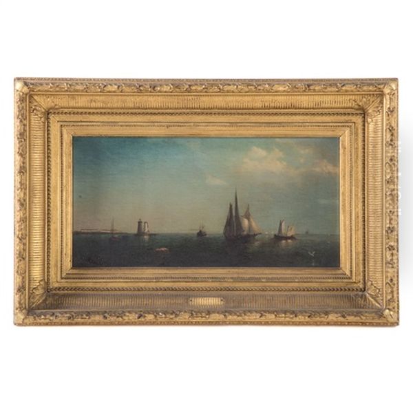 Ships Off Coast - view 1
