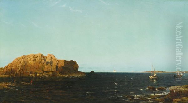 Indian Rock, Narragansett Bay - view 1