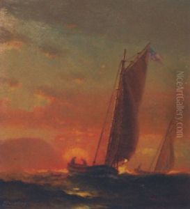Sailing At Sunset Sailing At Sunset