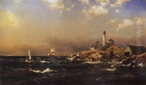 Afternoon Off White Island, Isles Of Shoals, Maine by Arthur Quartley