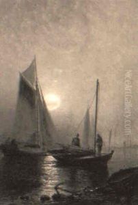 Early Moonlight, Narragansett, Rhode Island