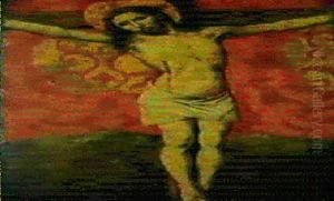 Le Christ En Croix by Enguerrand Quarton
