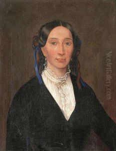 A Portrait Of A Young Lady by Jan Zacharias Quast