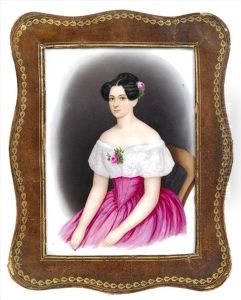 Portrat Der Friederike Caroline Rosina Tretter Von Trittfeld by Johann Quast