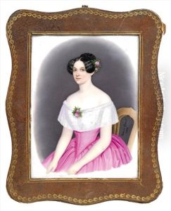 Portrat Der Amelie Caroline Eleonore Tretter Von Trittfeld by Johann Quast