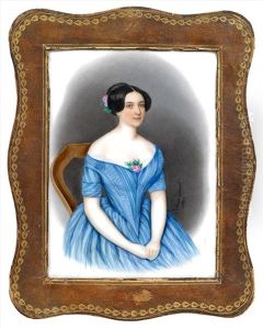 Portrat Der Rosina Leopoldine Johanna Tretter Von Trittfeld