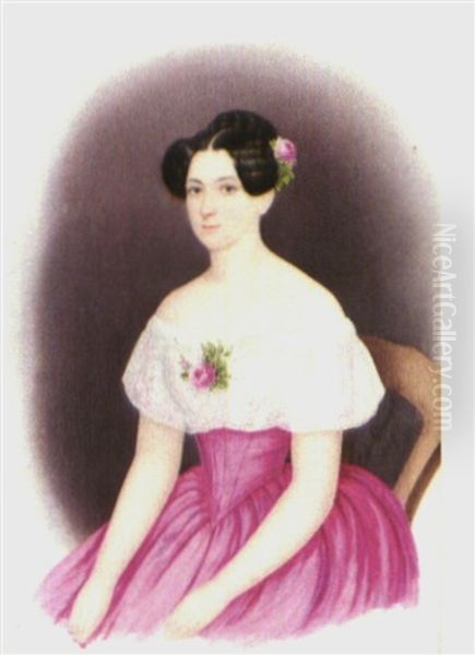 Portrait Der Friederike Caroline Rosina Tretter Von Trittfeld - view 1