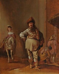 In The Guardroom by Pieter Jansz Quast