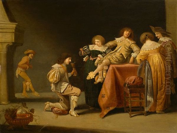Interior With A Merry Group - view 1