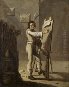 Peintre A Son Chevalet
