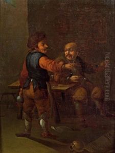Zwei Zecher by Pieter Jansz Quast