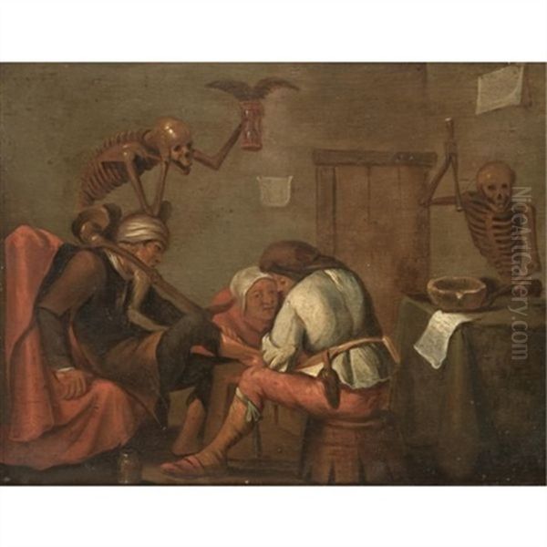 A Vanitas Scene In A Doctor's Surgery - view 1