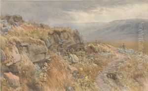 Wanderer In Den Hugeln Von Teesdale.
