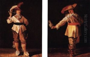 Portrait Of A Gentleman, Smoking A Clay Pipe