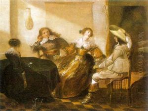Scene Galante by Pieter Jansz Quast