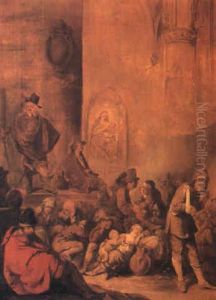 Gentleman Among Poorfolk In A Church Gentleman Among Poorfolk In A Church