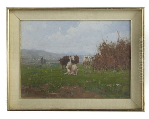 Paesaggio Con Mucche - view 1