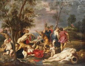 Les Andriens (after Rubens) by Erasmus Quellinus II