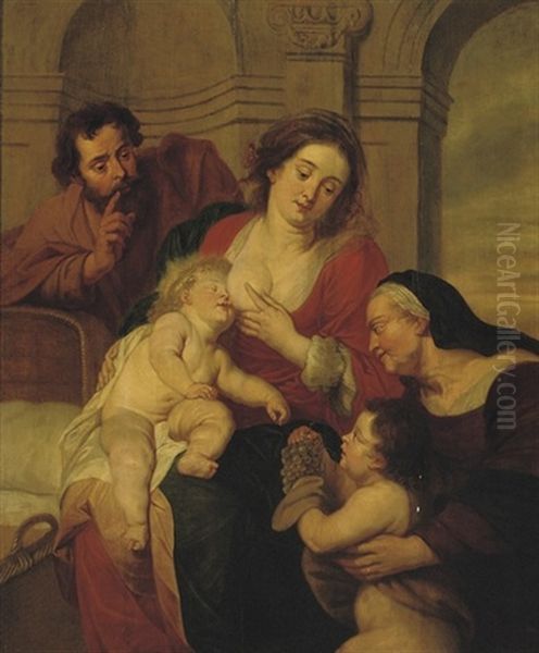 The Holy Family With Saint John The Baptist - view 1