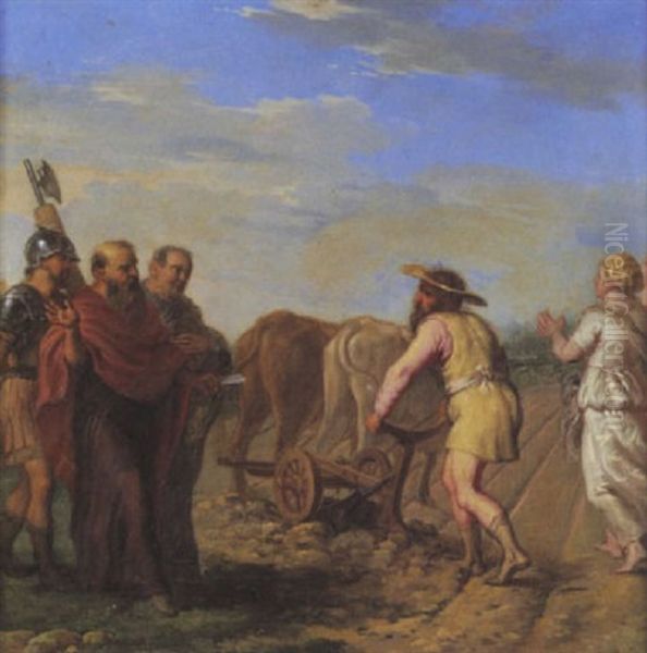 Cincinnatus Recevant Les Envoyes Du Senat - view 1