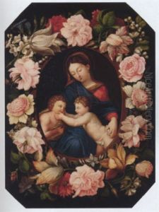 The Madonna And Child With The Infant Saint John The Baptist