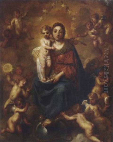 The Madonna And Child Enthroned In Glory - view 1
