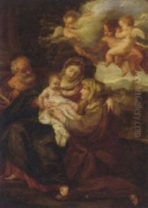 The Holy Family With Saint Elizabeth