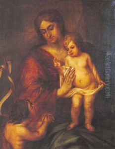 La Vierge A L'enfant Avec Saint Jean Baptiste