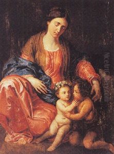 The Madonna And Child With Saint John The Madonna And Child With Saint John