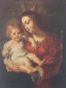 The Virgin And Child by Erasmus Quellinus II