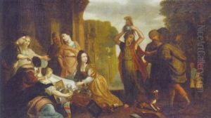 Achilles And The Daughters Of Lycomedes by Erasmus Quellinus II