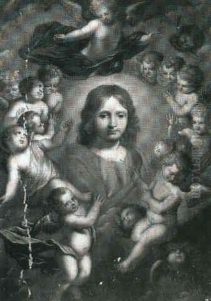 The Infant Christ In Glory Surrounded By Angels - view 1