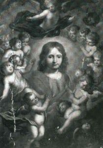 The Infant Christ In Glory Surrounded By Angels