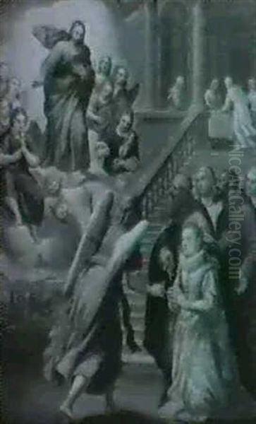 Aufnahme Einer Vornehmen Dame In Einem Nonnenkloster - view 1