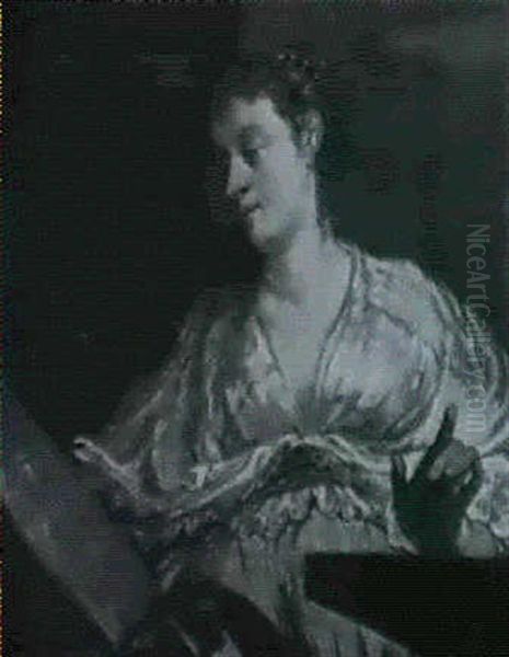 A Woman Personified As Arithmatic - view 1