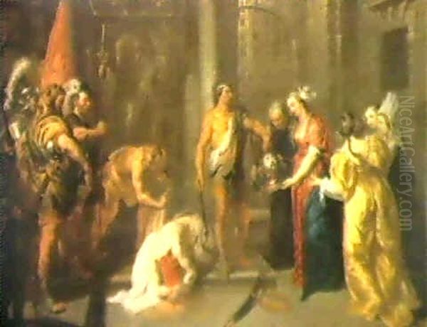 Salome Being Handed The Head Of St.john The Baptist - view 1