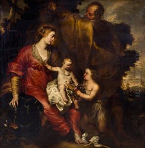El Descanso En La Huida A Egipto by Jan Erasmus Quellinus