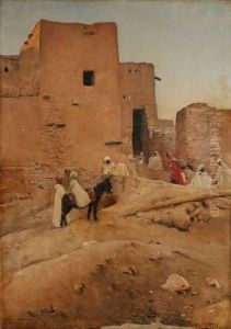 Oasis De Chebma Pres Biskra by Maurice Bompard