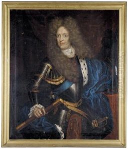 Portrait Of Duchess Elizabeth Juliane Of Holstein-norburg (+ Portrait Of Her Husband, The Duke Anton Ulrich Of Brunswick-wolffenbuttel; Pair, In Collab. W/august Querfurt)