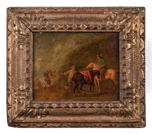 Cavalier Et Voyageurs (pair) - view 1