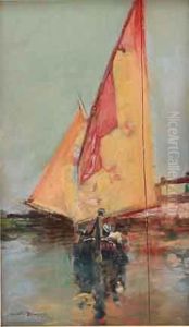 Sailboats by Maurice Bompard