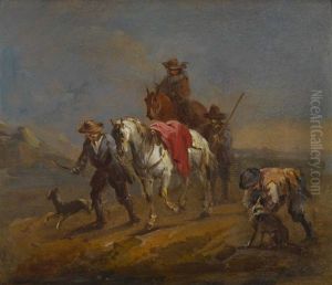 Reisende Bauern Auf Der Landstrase Reisende Bauern Auf Der Landstrase