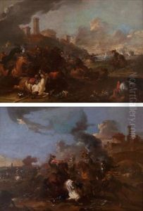 Choc De Cavalerie (pair) by August Querfurt