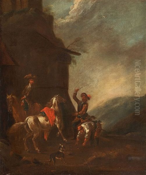 Landscape With Horsemen - view 1