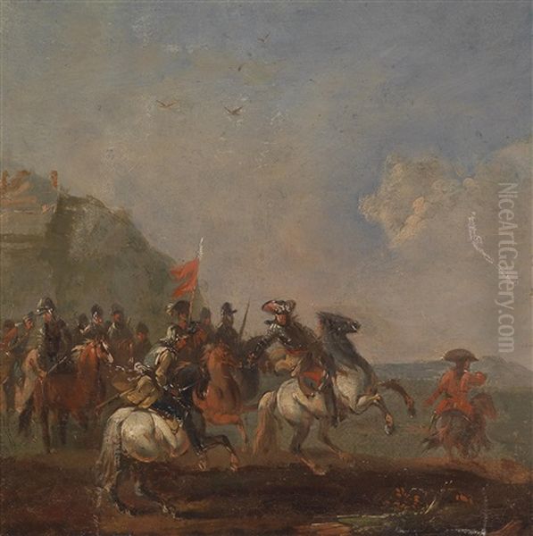 Militarische Szenen (pair) - view 1