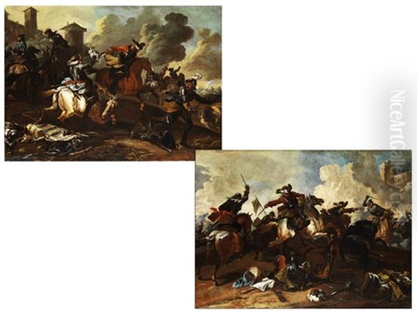 Reiterschlacht (diptych) - view 1