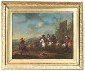Aufbruch Zur Falkenjagd by August Querfurt
